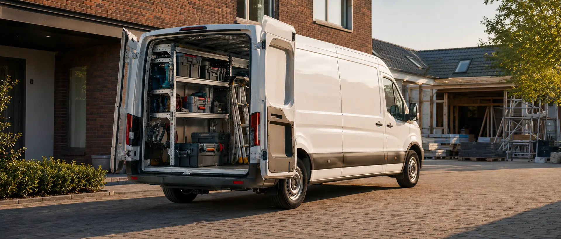 Gereedschap in een zakelijke bestelauto verzekeren