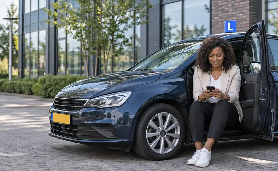 Een lesauto verzekeren kan bij JW volledig digitaal. Vraag online aan en beheer daarna de polis en wijzigingen in het klantportaal.