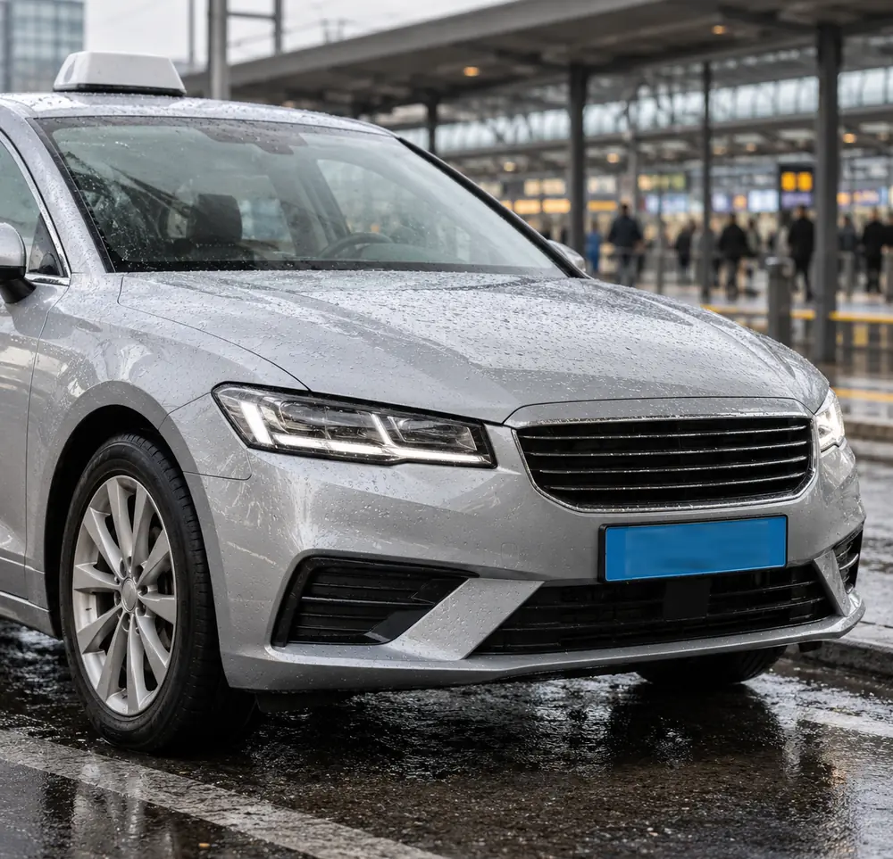 Taxi met blauw kenteken verzekeren voor Uber en Bolt