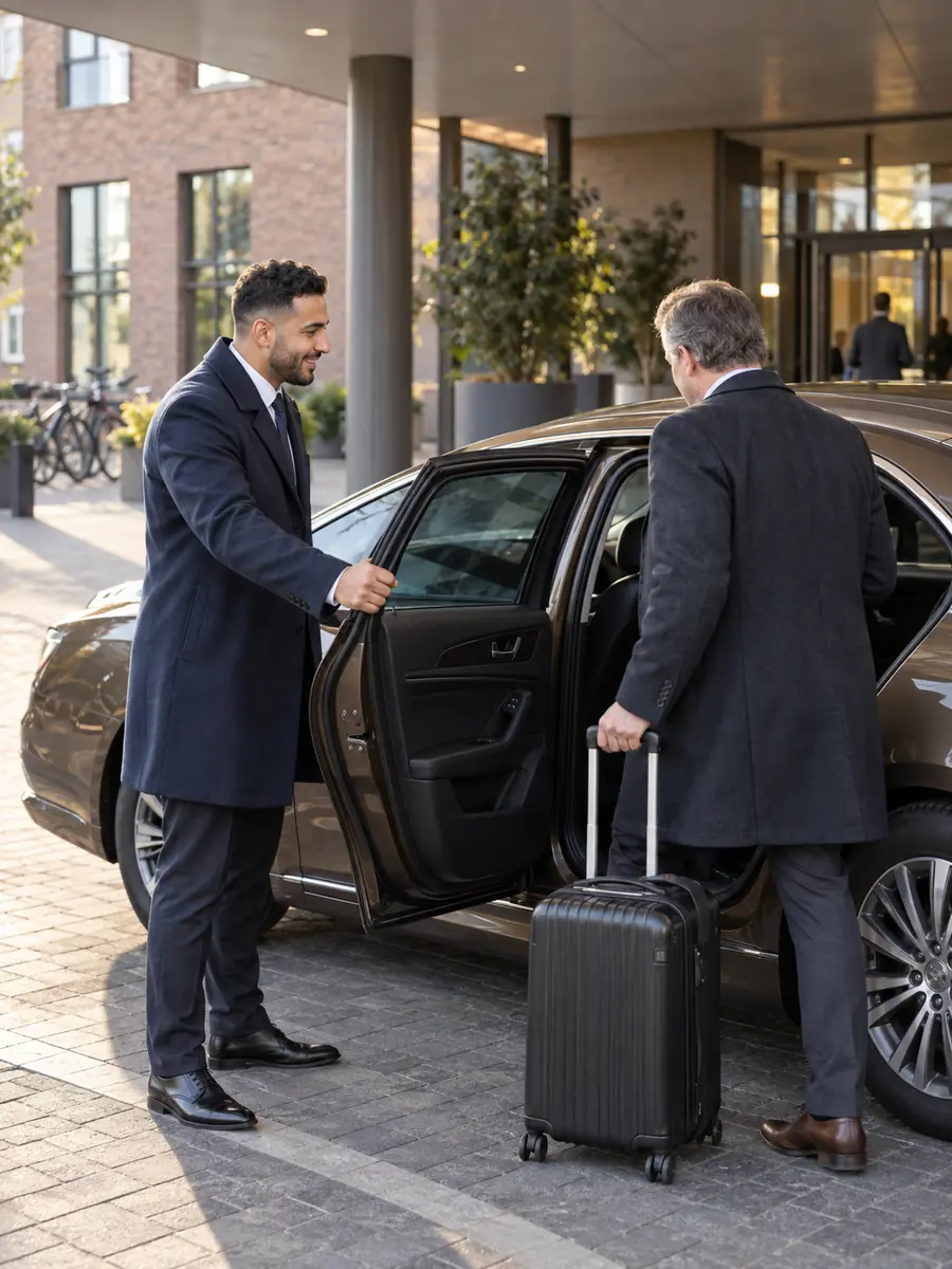 Eerste taxirit met een passagier