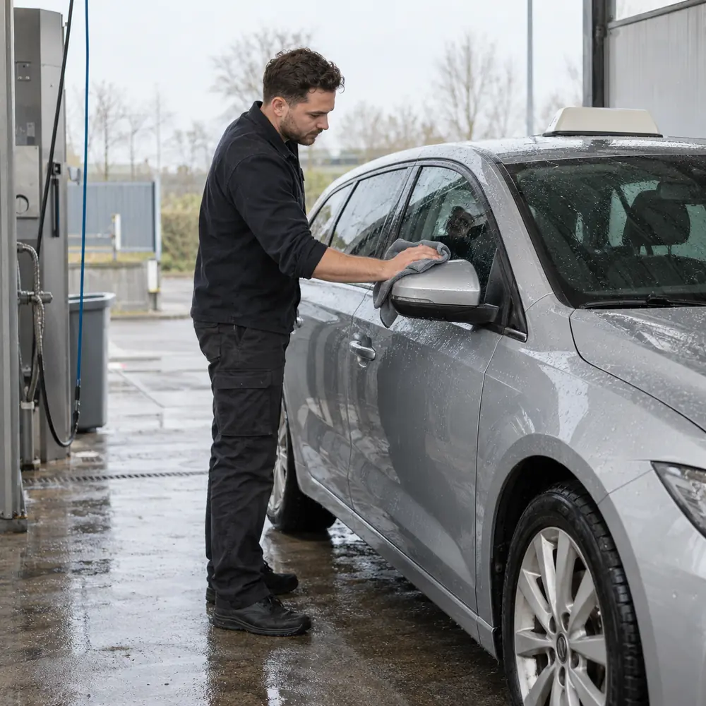 Eigen rijder maakt de eerste taxi klaar voor gebruik