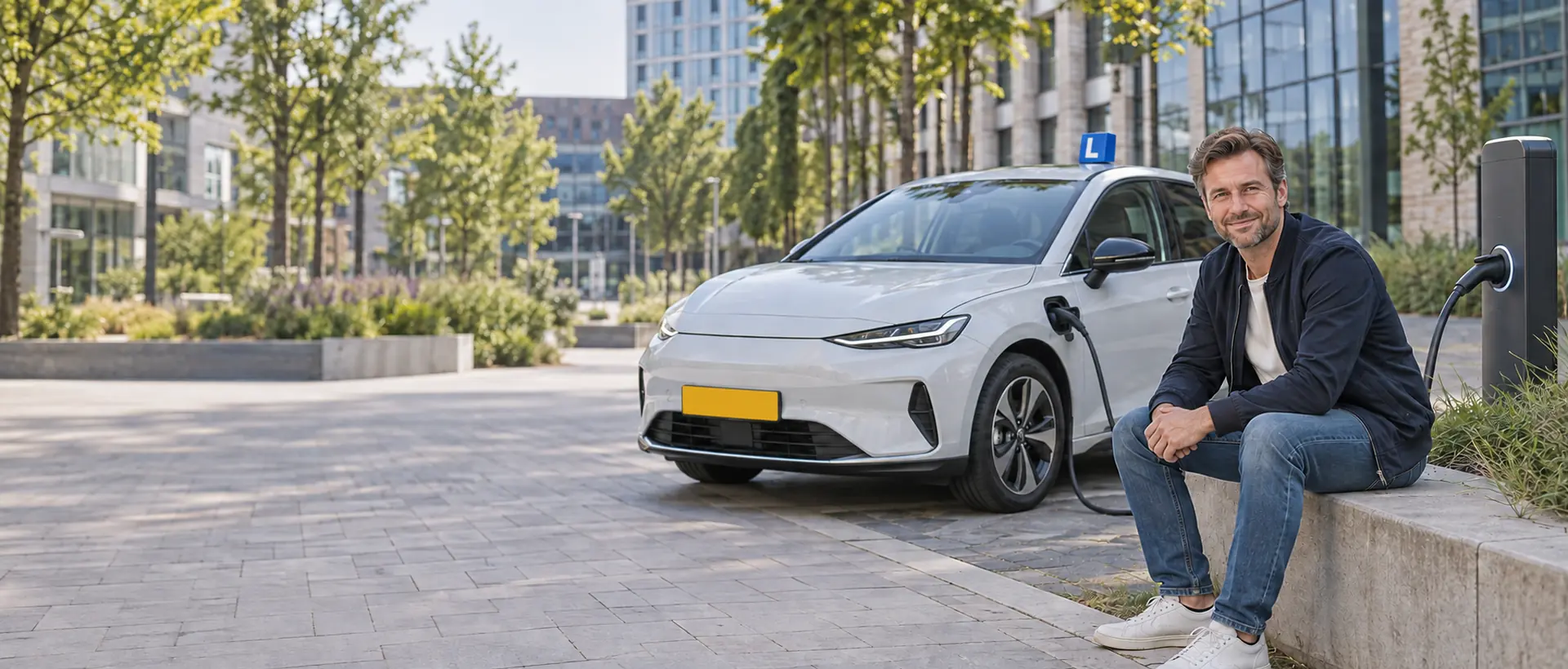 Elektrische lesauto verzekeren voor een Nederlandse rijschool