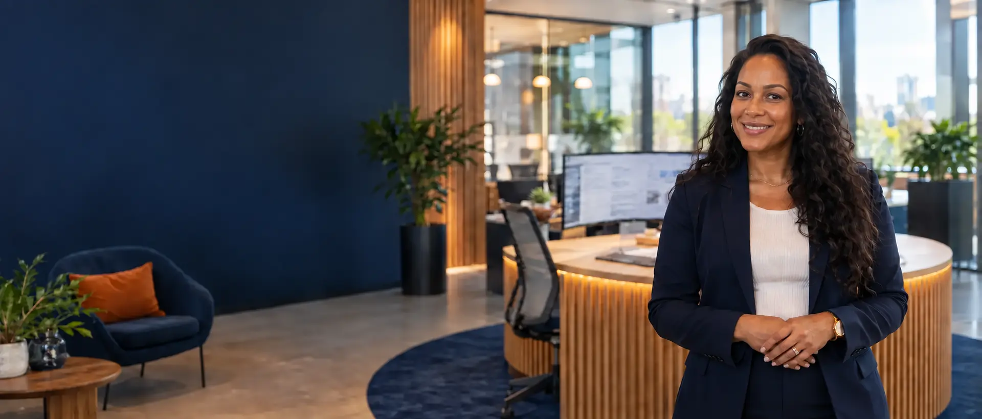 Medewerker van de JW klantenservice in een moderne digitale werkomgeving