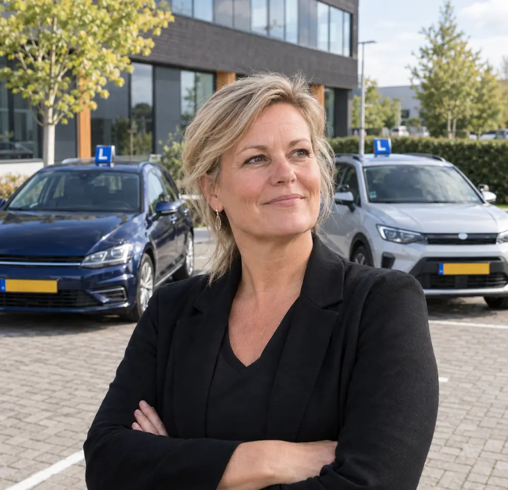 Meerdere lesauto's waarvoor schadevrije jaren correct worden verwerkt