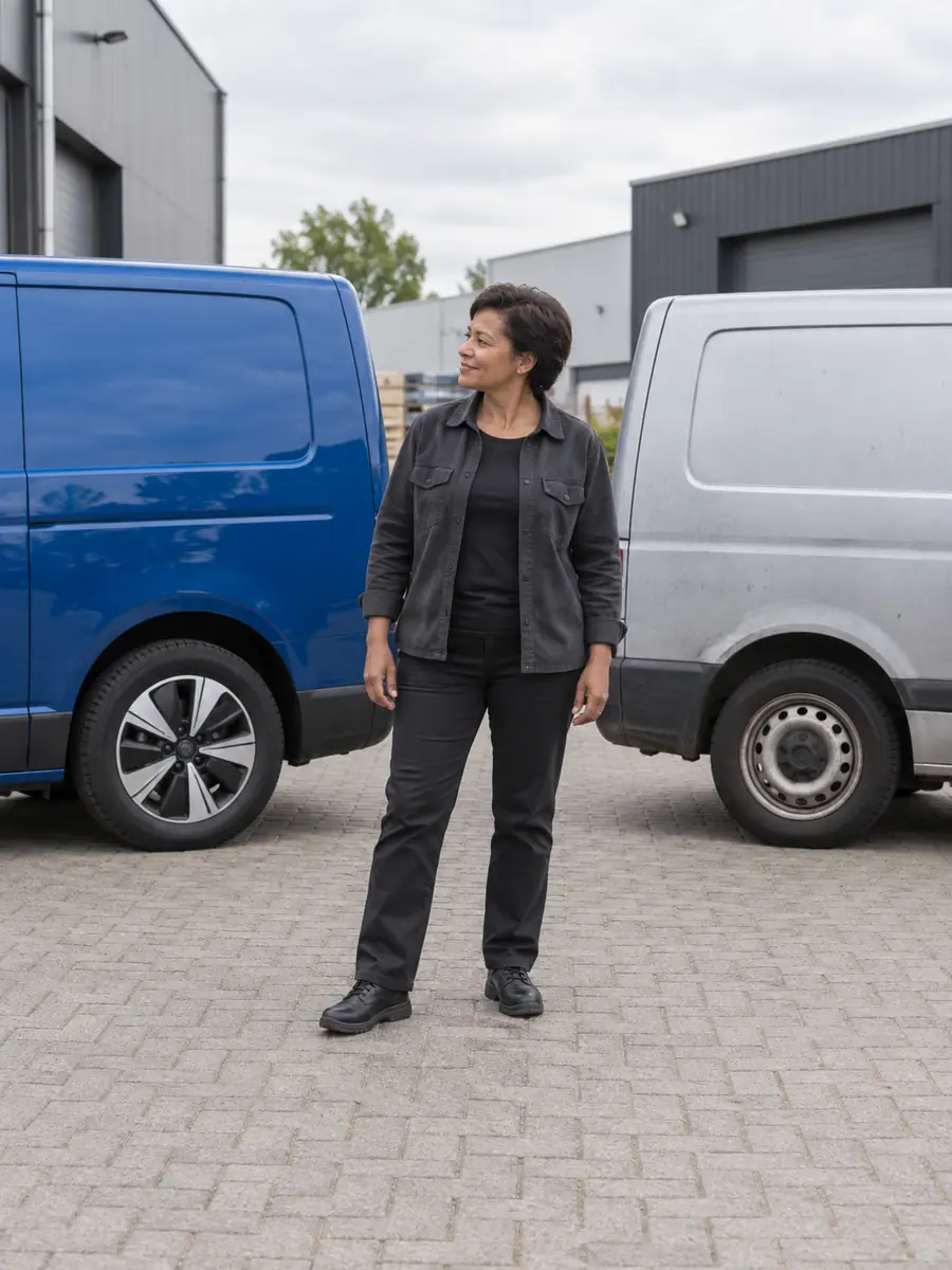 Nieuwe en oudere koeriersbussen verschillend verzekeren