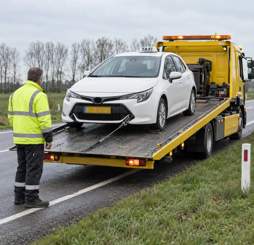Pechhulp bij de taxiverzekering van JW