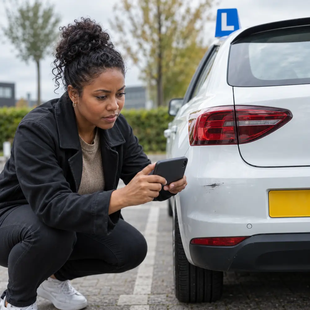 Schade aan een lesauto digitaal melden Rijschoolhouder meldt schade aan een lesauto digitaal