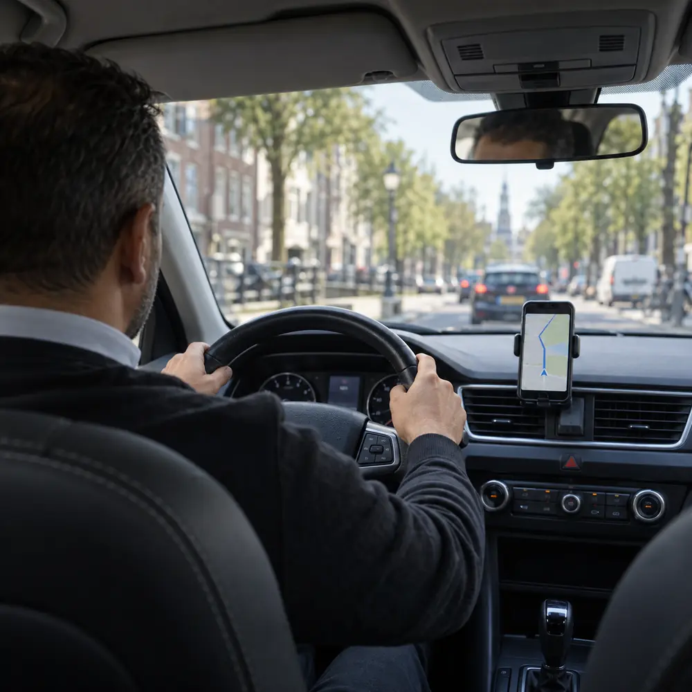 Platformchauffeur regelt zijn taxiverzekering digitaal