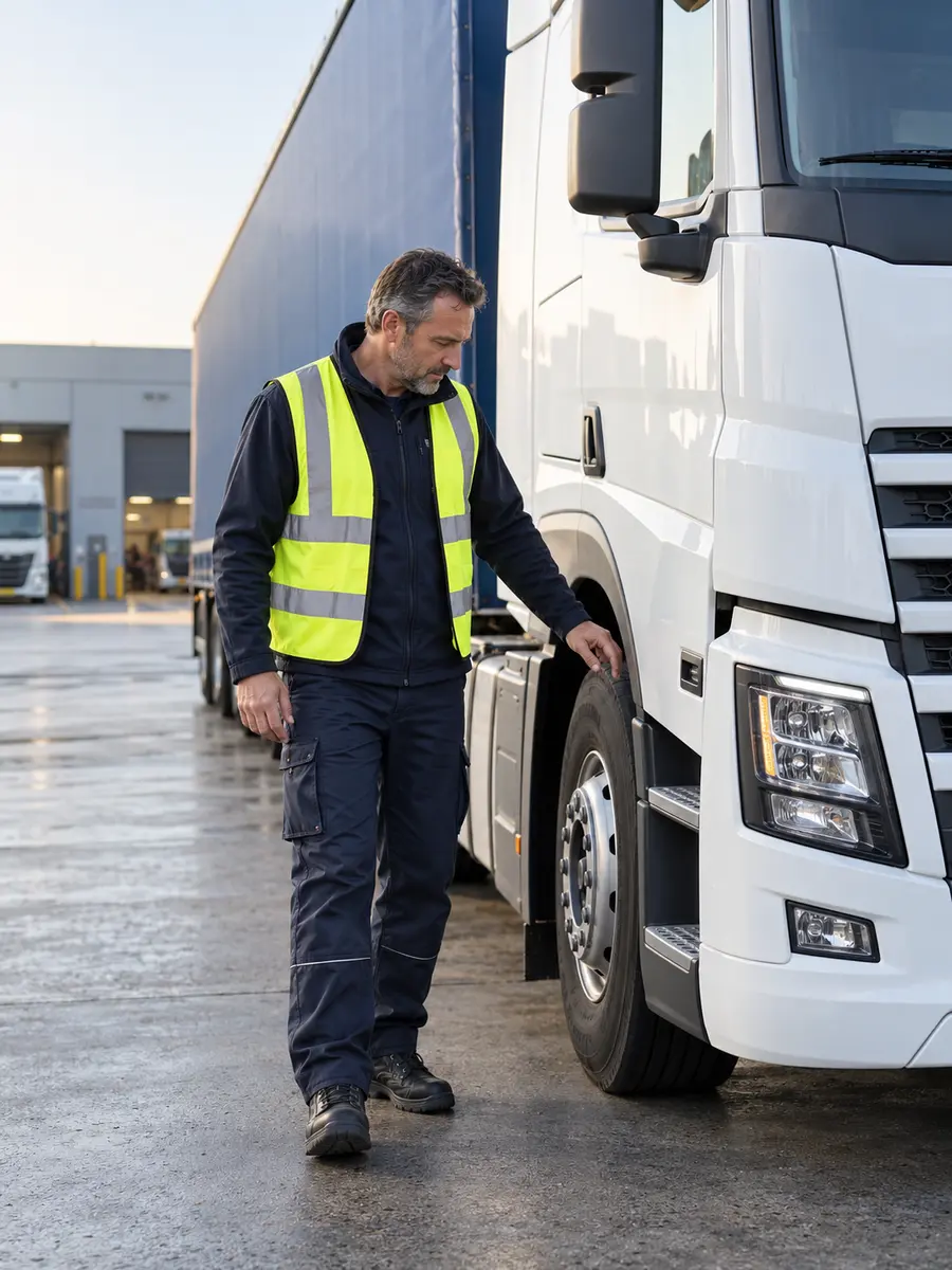Vrachtwagen verzekeren als eigen rijder Eigen rijder controleert zijn vrachtwagen